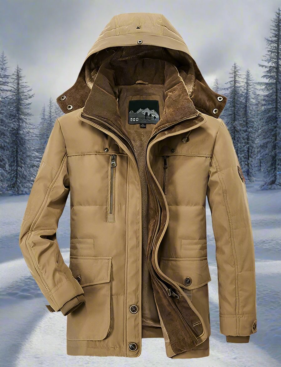 Melquíades | Warm winter jacket with removable hood