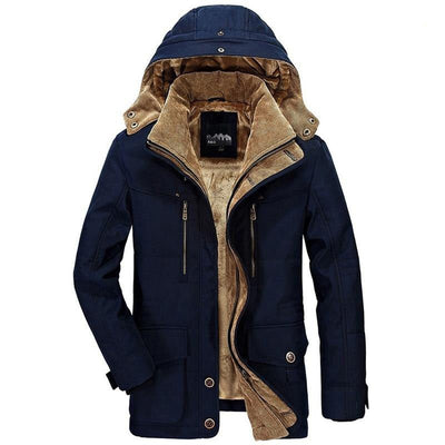 Melquíades | Warm winter jacket with removable hood