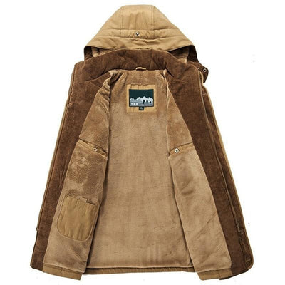 Melquíades | Warm winter jacket with removable hood