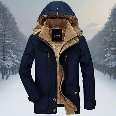 Melquíades | Warm winter jacket with removable hood