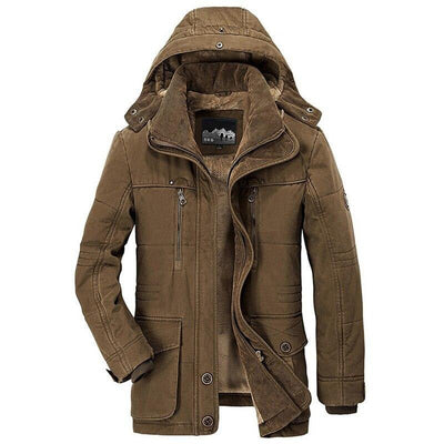Melquíades | Warm winter jacket with removable hood