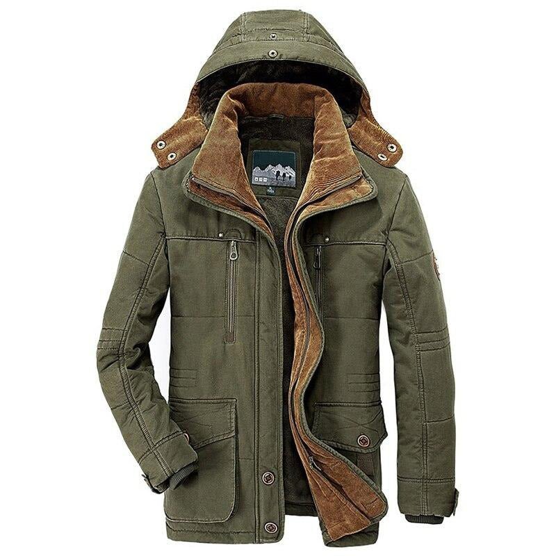 Melquíades | Warm winter jacket with removable hood