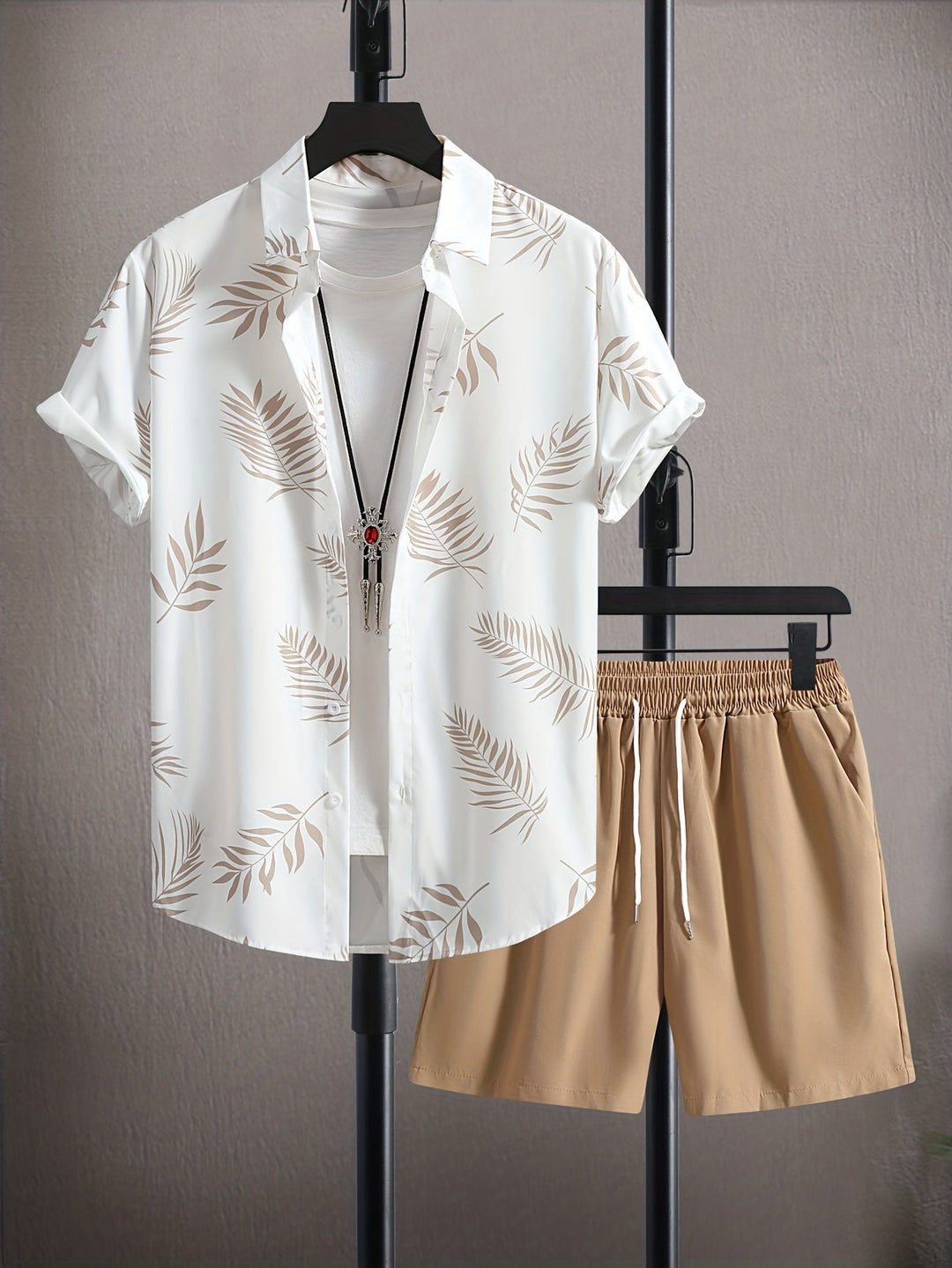 Barclay® | Tropical Beach Shirt & Shorts Set