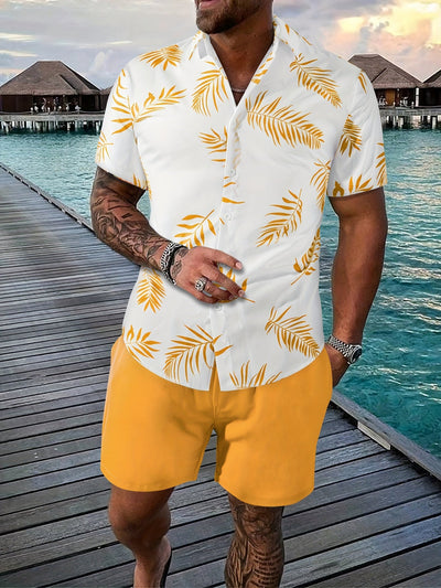 Barclay® | Tropical Beach Shirt & Shorts Set