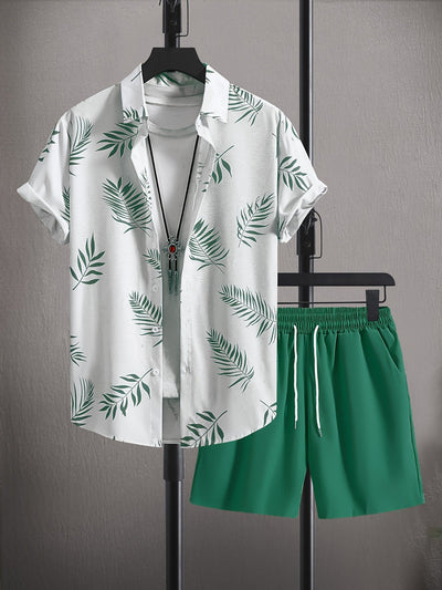 Barclay® | Tropical Beach Shirt & Shorts Set
