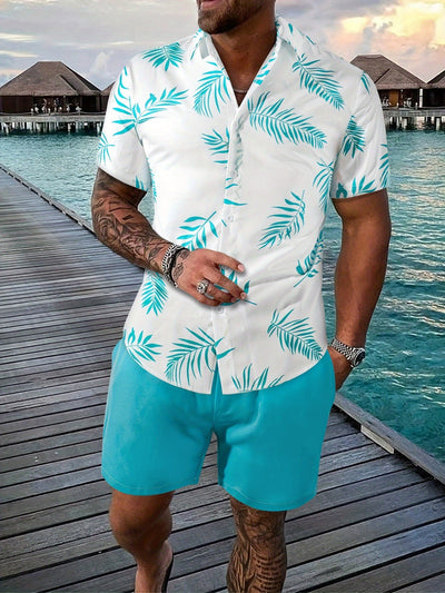 Barclay® | Tropical Beach Shirt & Shorts Set