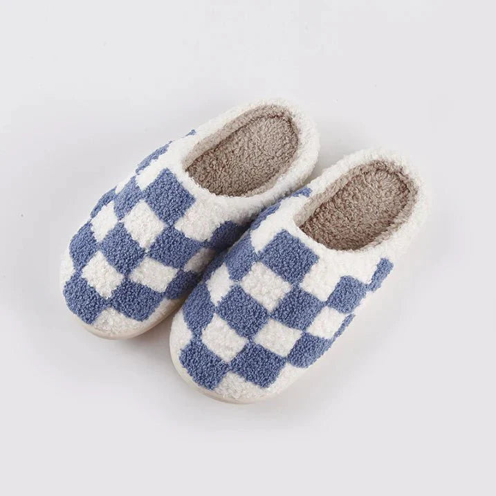 Nabil® | Unisex Slippers With Checked Pattern