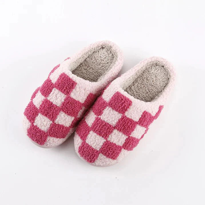 Nabil® | Unisex Slippers With Checked Pattern