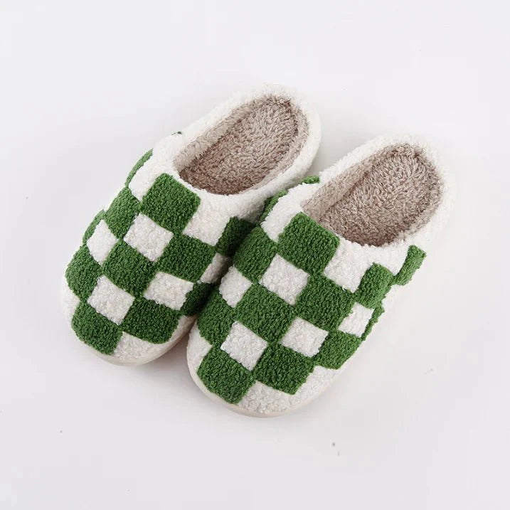 Nabil® | Unisex Slippers With Checked Pattern