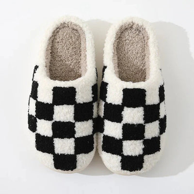 Nabil® | Unisex Slippers With Checked Pattern