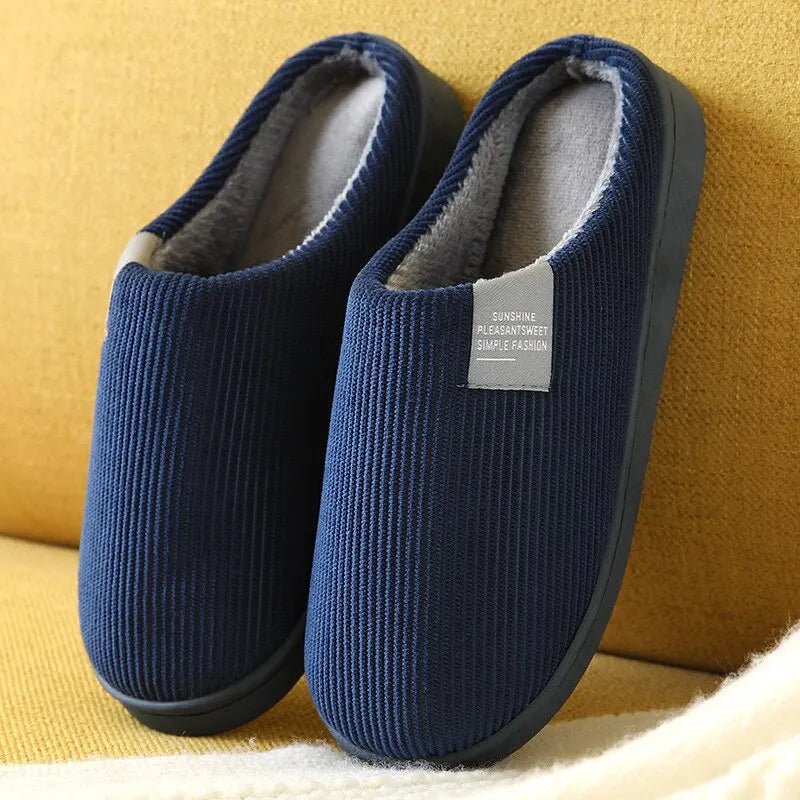 Nazar® | Unisex Slippers With Ribbed Design