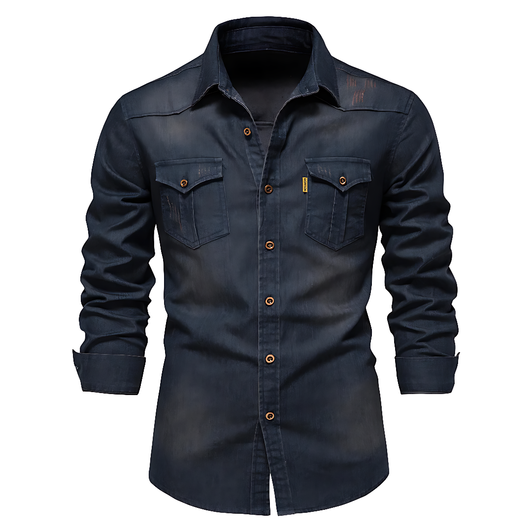 Ansgar® | DAVE™｜Denim shirt for men