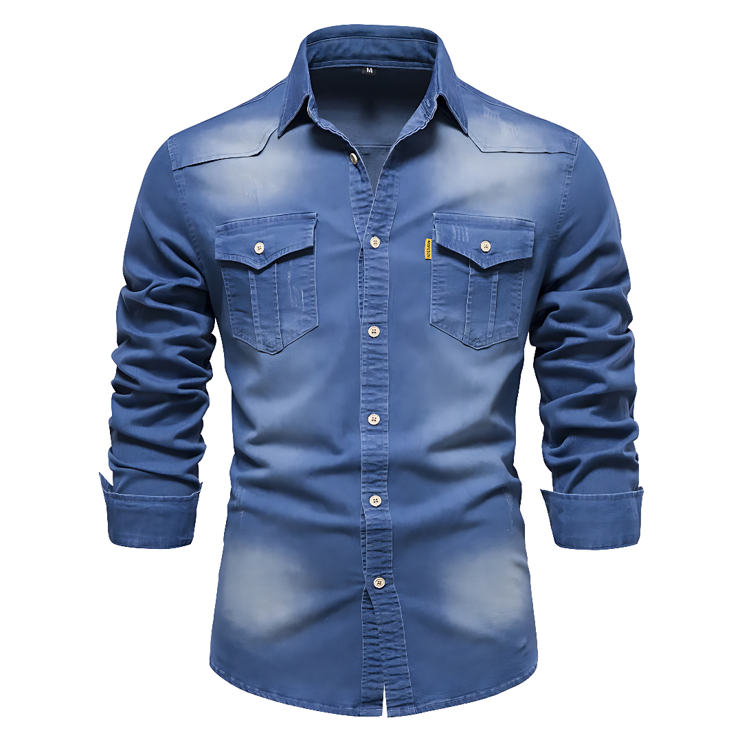 Ansgar® | DAVE™｜Denim shirt for men