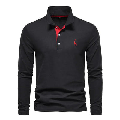 Atlas® | Long Sleeve Polo Shirt For Men