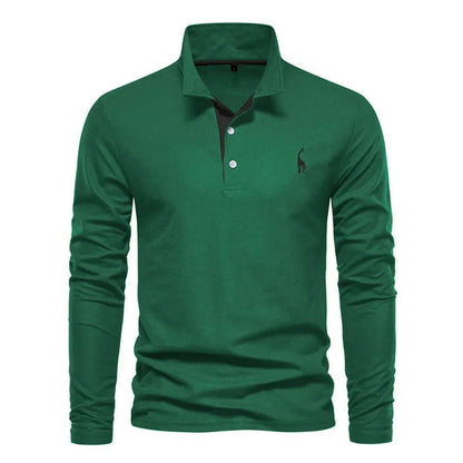 Atlas® | Long Sleeve Polo Shirt For Men