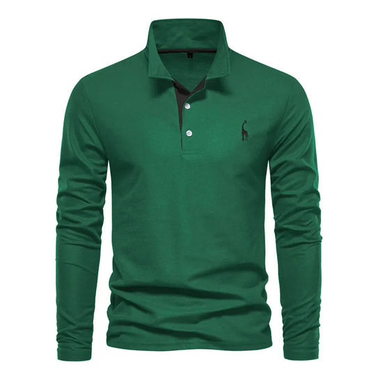 Atlas® | Long Sleeve Polo Shirt For Men