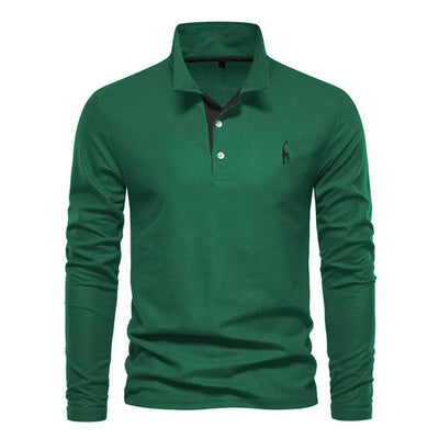 Atlas® | Long Sleeve Polo Shirt For Men