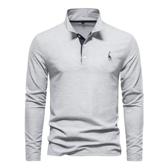 Atlas® | Long Sleeve Polo Shirt For Men