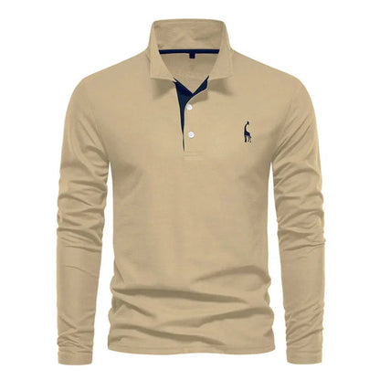 Atlas® | Long Sleeve Polo Shirt For Men