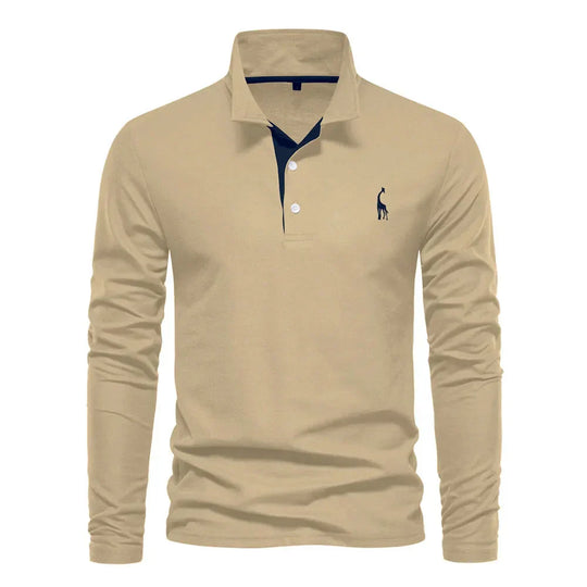 Atlas® | Long Sleeve Polo Shirt For Men