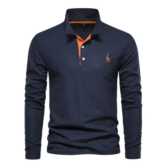 Atlas® | Long Sleeve Polo Shirt For Men