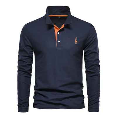 Atlas® | Long Sleeve Polo Shirt For Men