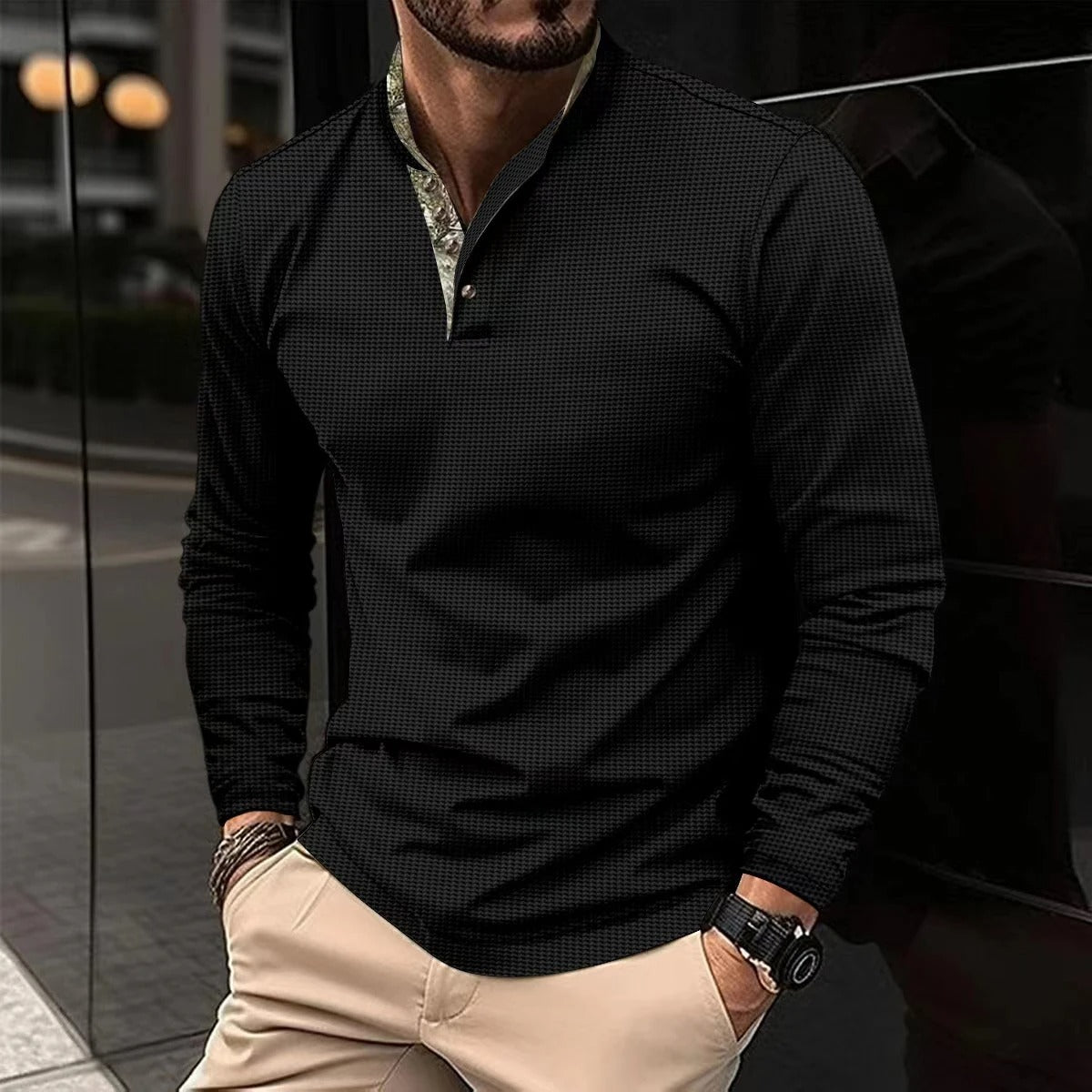 Patrick® | Stylish Longsleeve Polo For Men