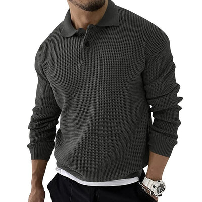 James® | Luxury premium long sleeve men's polo