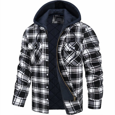 Idris | Quilted flannel jacket for men