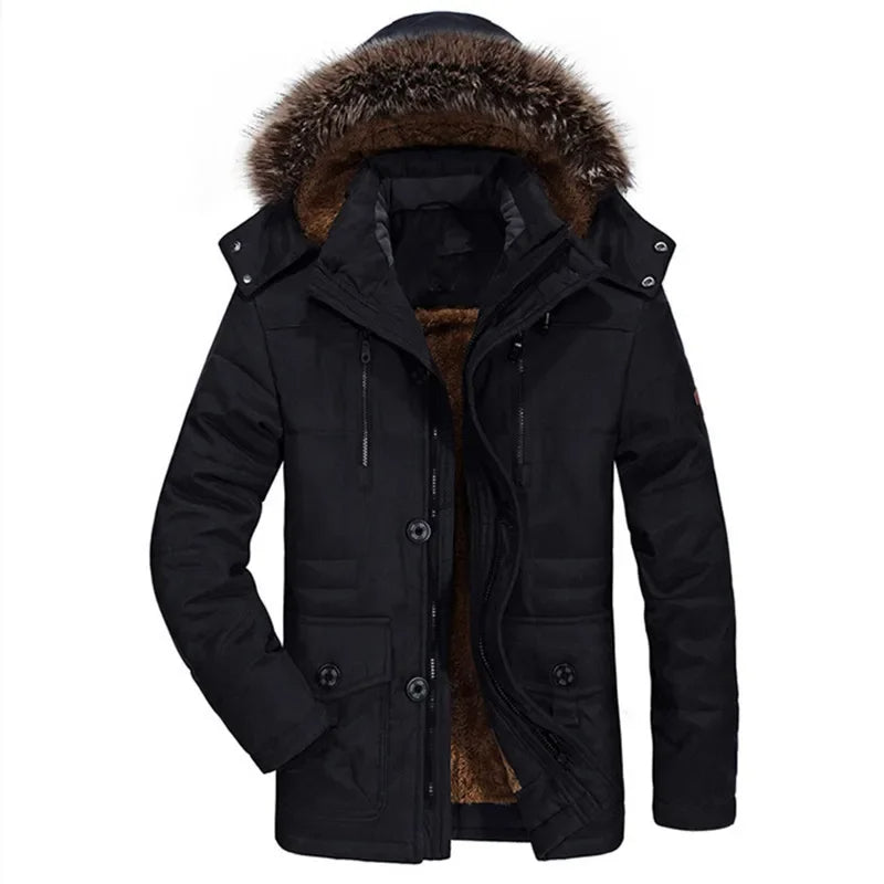 Pascal | Cotton winter jacket with hood