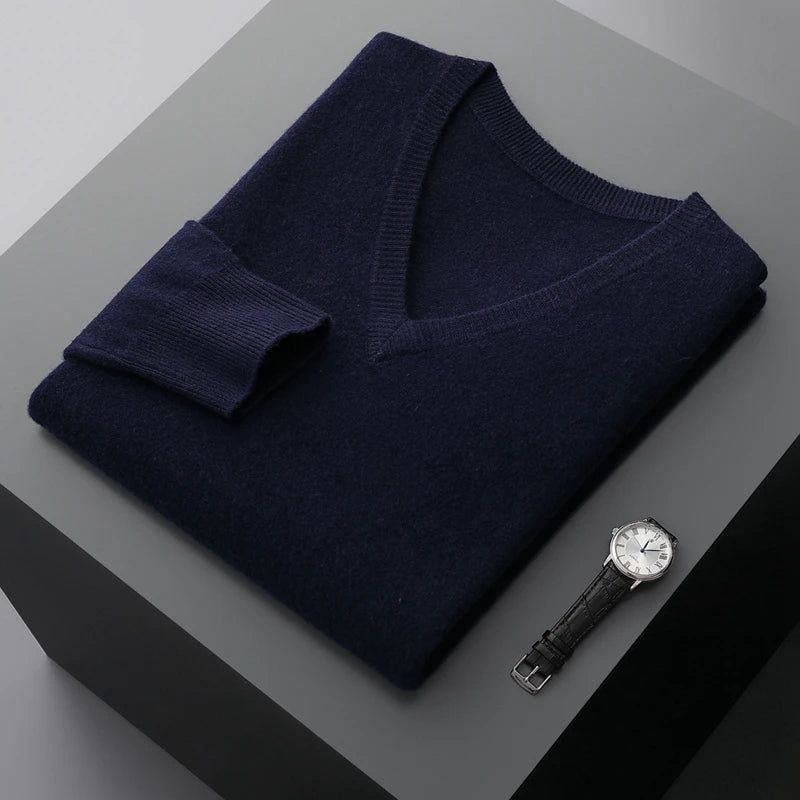 Guillermo | Wool V-Neck Sweater