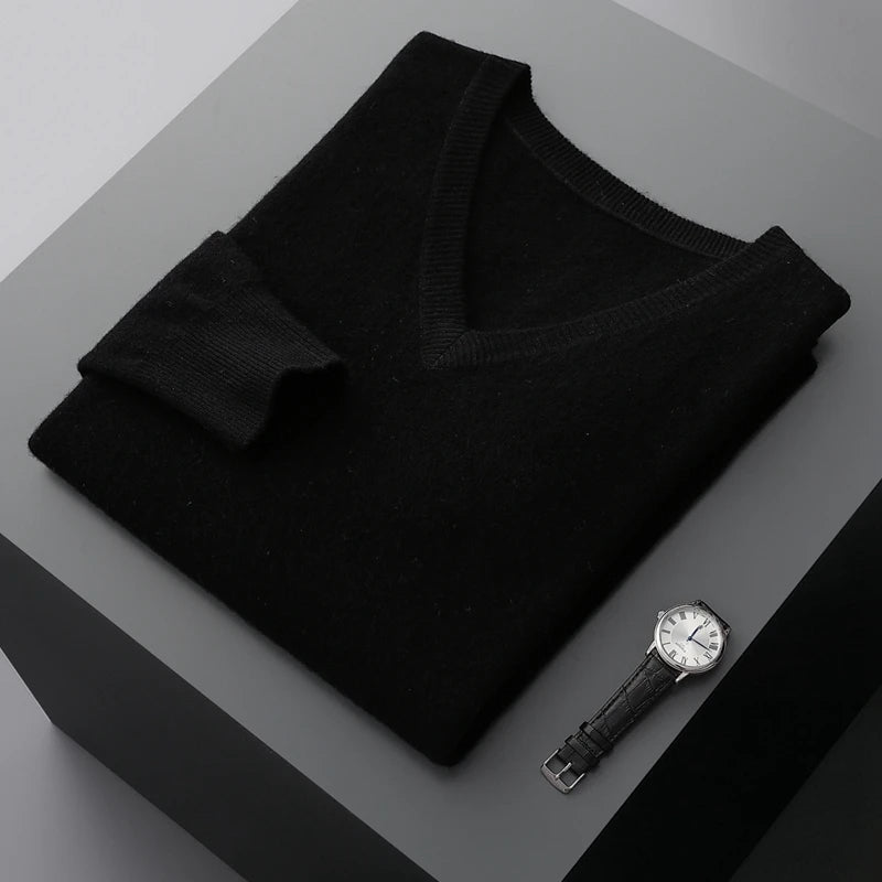 Guillermo | Wool V-Neck Sweater