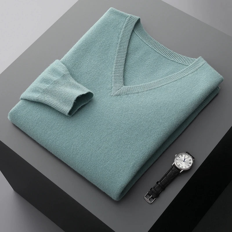 Guillermo | Wool V-Neck Sweater