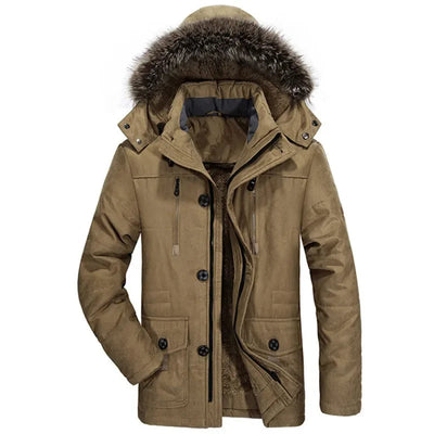 Pascal | Cotton winter jacket with hood