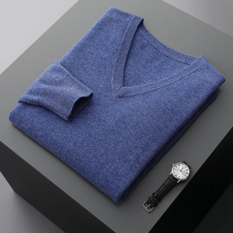 Guillermo | Wool V-Neck Sweater