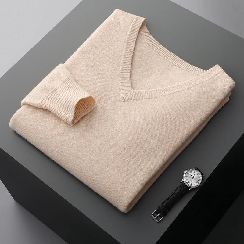 Guillermo | Wool V-Neck Sweater