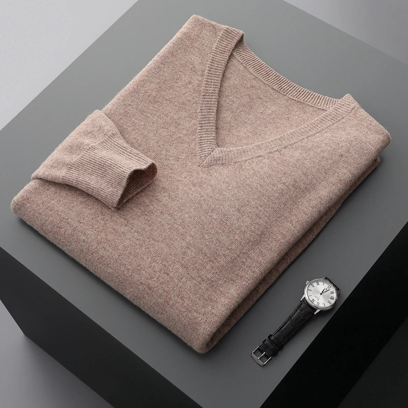 Guillermo | Wool V-Neck Sweater
