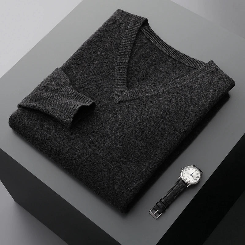 Guillermo | Wool V-Neck Sweater