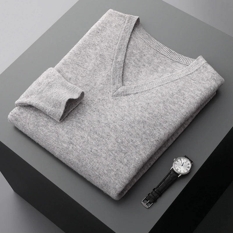Guillermo | Wool V-Neck Sweater