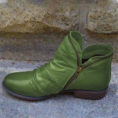 Carlos® | Orthopedic Leather Boots With Zipper