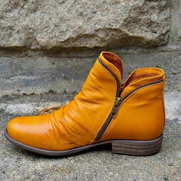 Carlos® | Orthopedic Leather Boots With Zipper