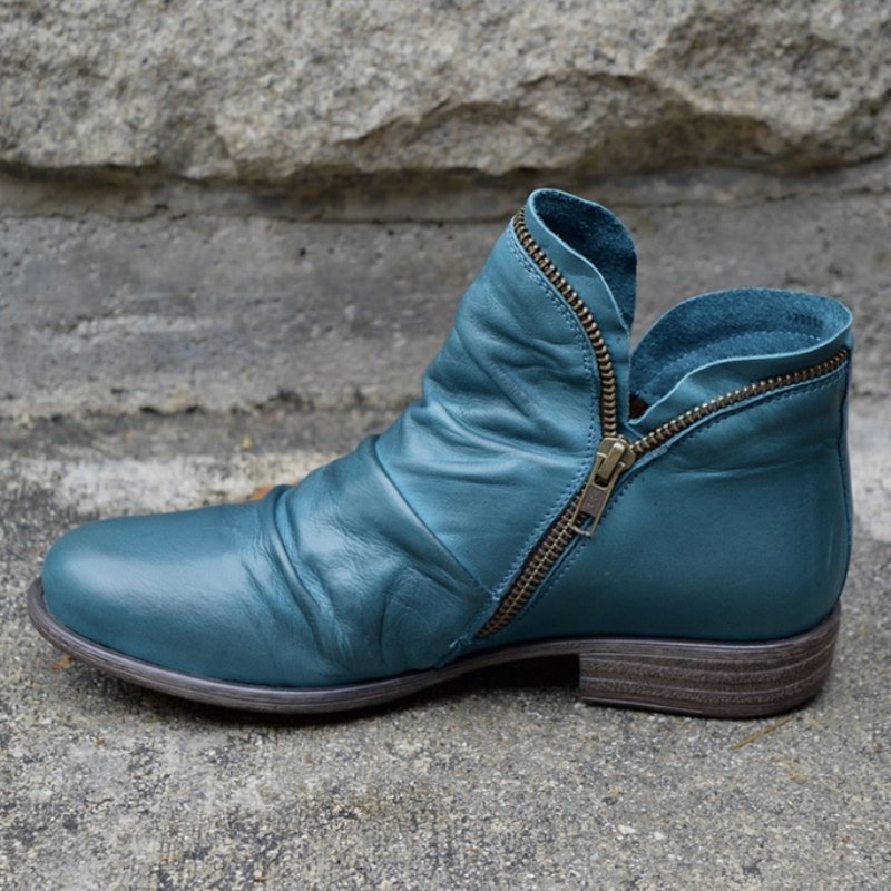 Carlos® | Orthopedic Leather Boots With Zipper