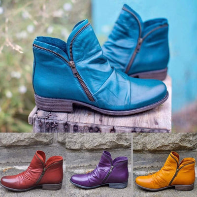 Carlos® | Orthopedic Leather Boots With Zipper