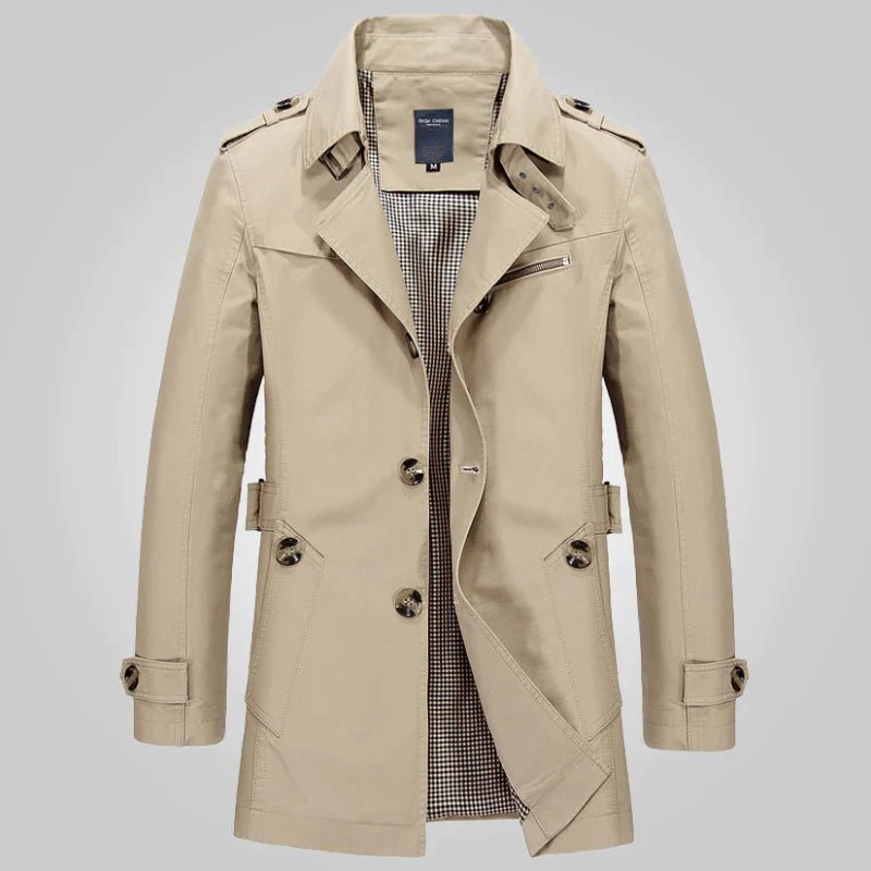 Fabián | Classic trench coat with tie belt
