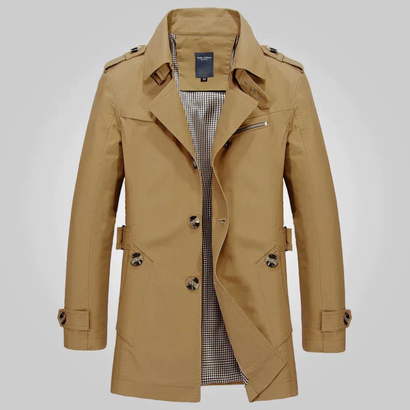 Fabián | Classic trench coat with tie belt