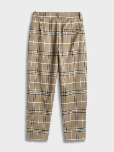 Marcos® | Vintage Button Down Shirt And Checked Trousers Set
