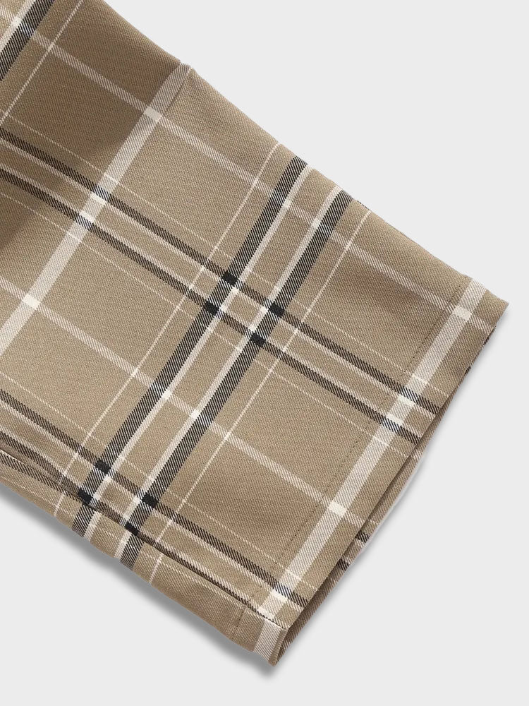 Marcos® | Vintage Button Down Shirt And Checked Trousers Set