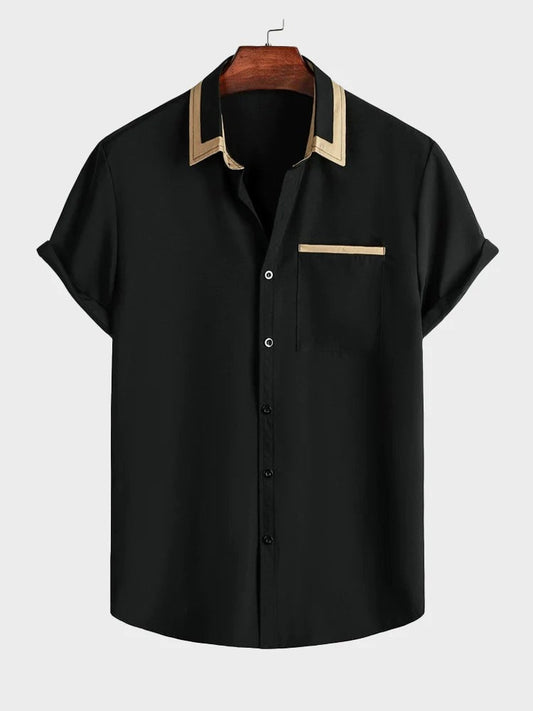 Marcos® | Vintage Button Down Shirt And Checked Trousers Set