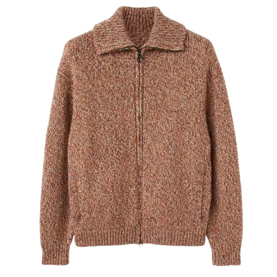 Booker | ALPACA WOOL ZIP-UP BOMBER JACKET
