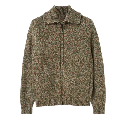 Booker | ALPACA WOOL ZIP-UP BOMBER JACKET